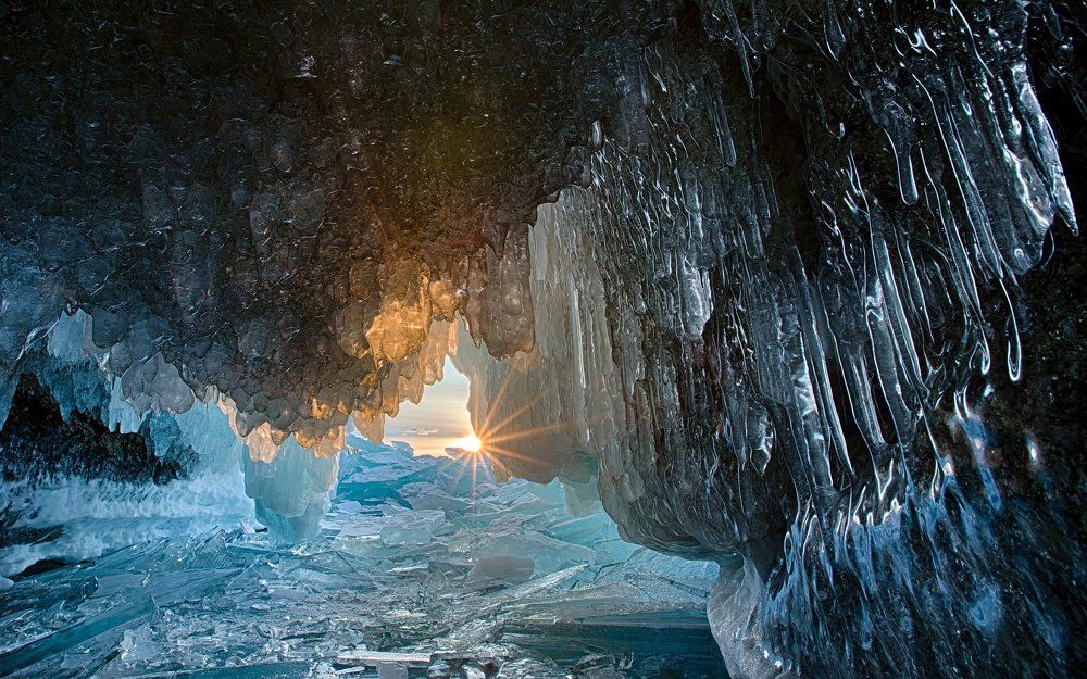 Закат на Байкале