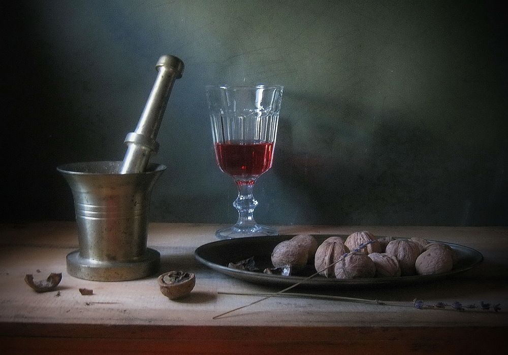 С грецкими орехами