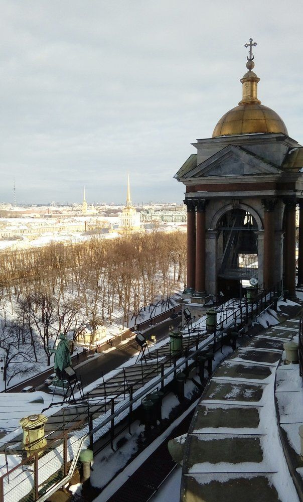 Питер с высоты Исакиевского собора