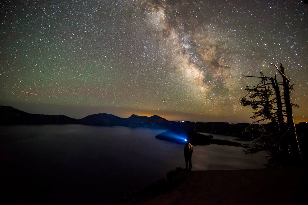 Gazing into the night