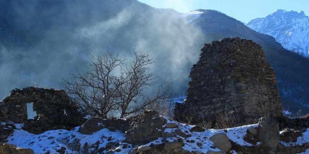 В горах Кавказа