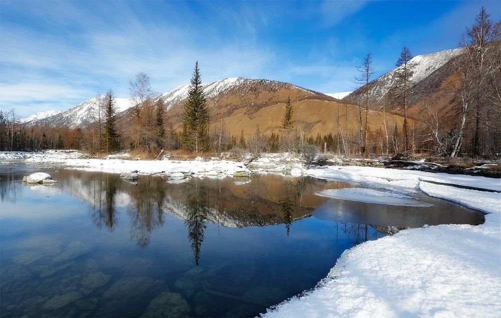 Лавовые озёра на реке Жомболок.