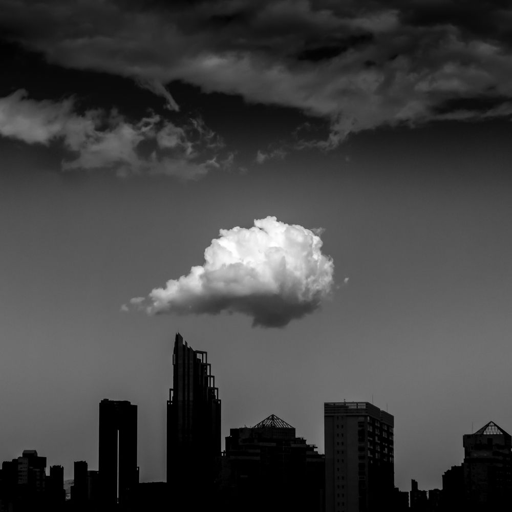 City under the cloud