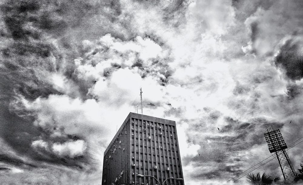 The Building and Cloud.
