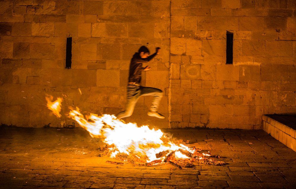 Nowruz fire