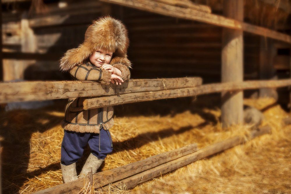 Весна в деревеньке