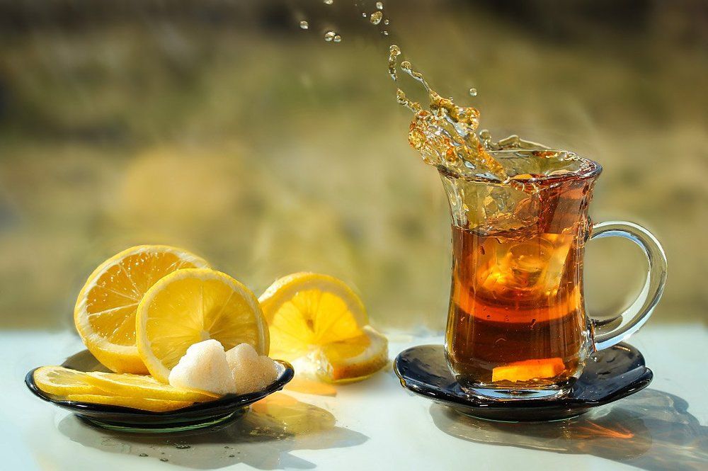 Чай с лимоном