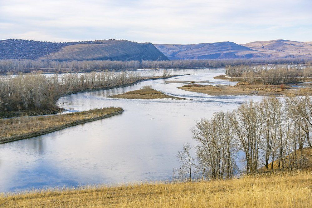 Весенний Енисей