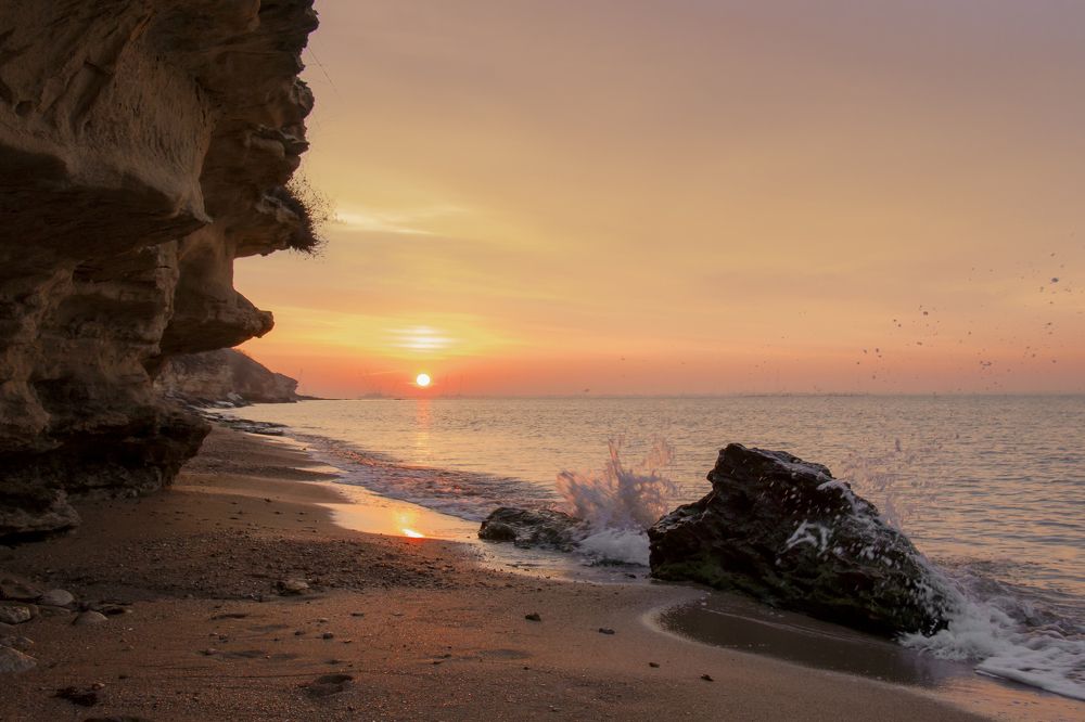 Рассвет на море