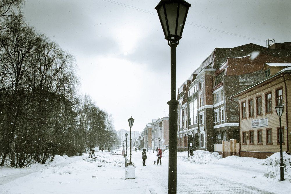 зимний Архангельск