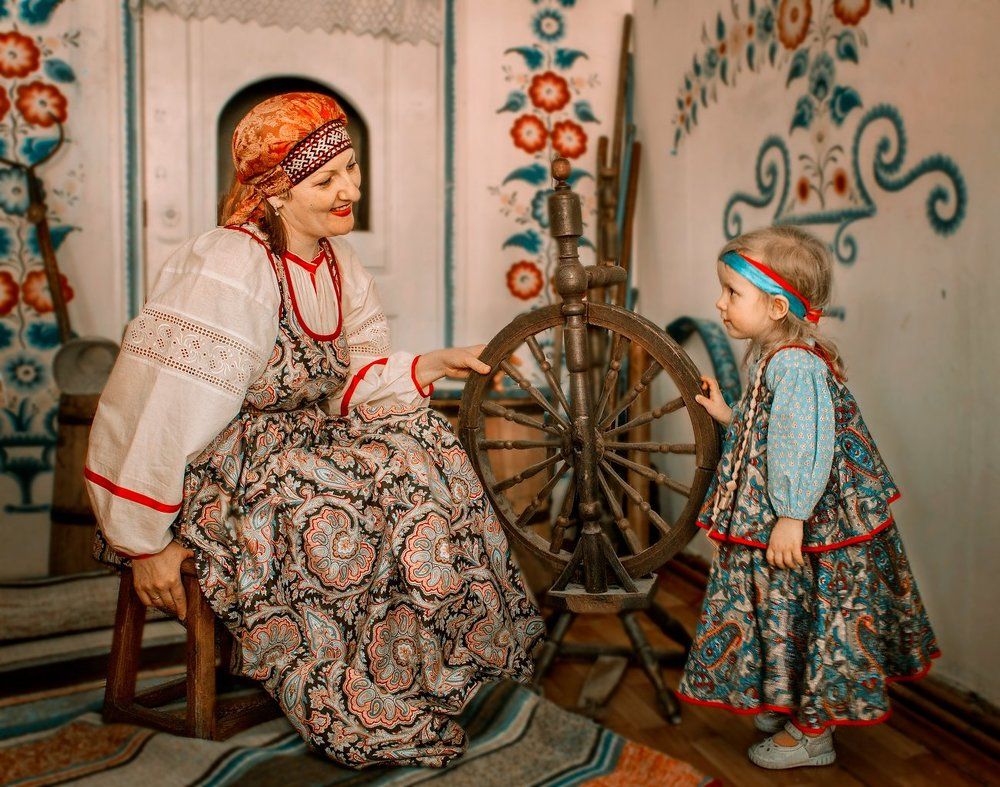 Старая прялочка