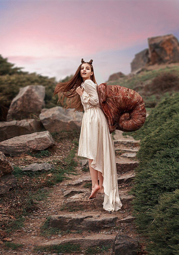 Улиточка которая очень хотела путешествовать)