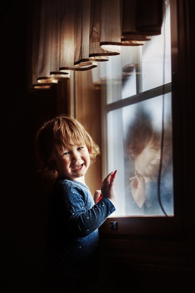 Я рисую на окне