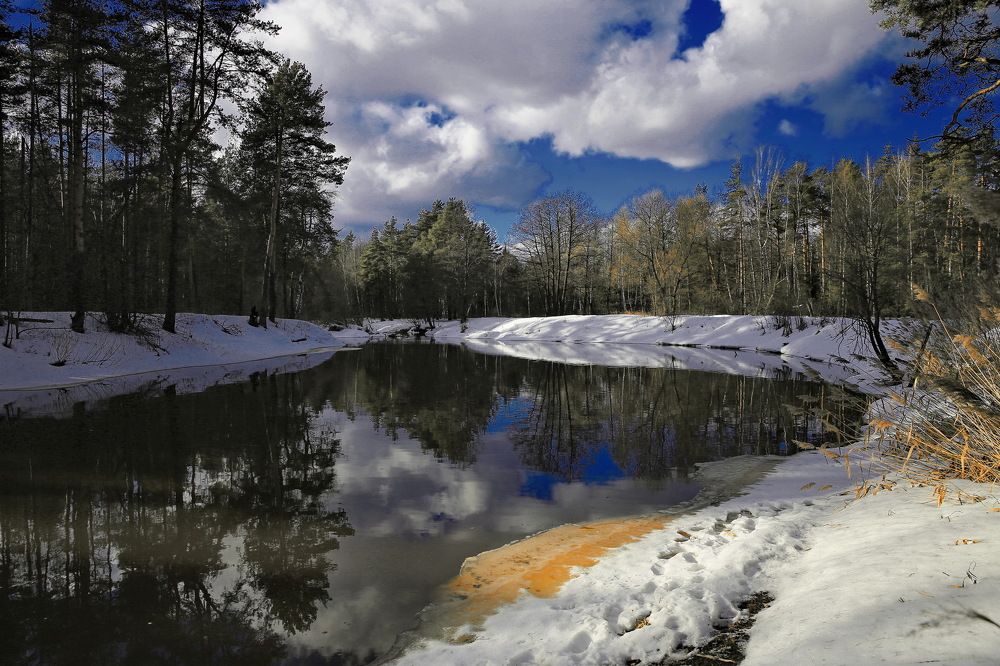 У зимней реки