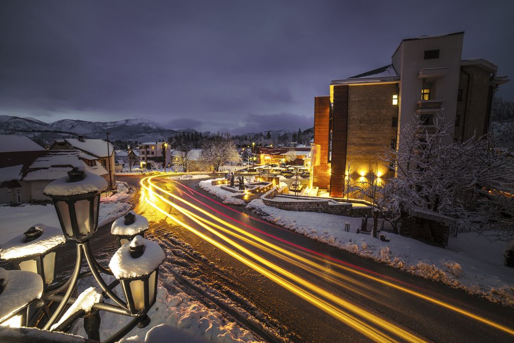 Маленький город в горах