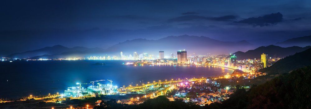 Огни ночного города