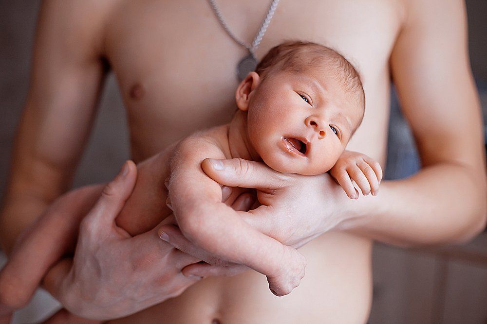 Надёжные папины руки