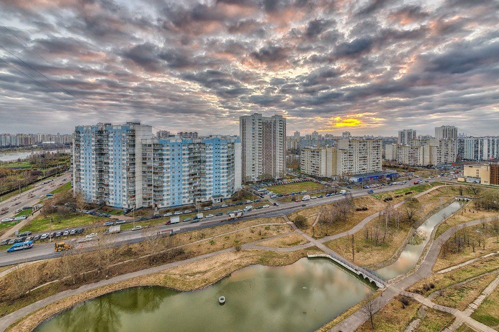 Закат над Марьино.