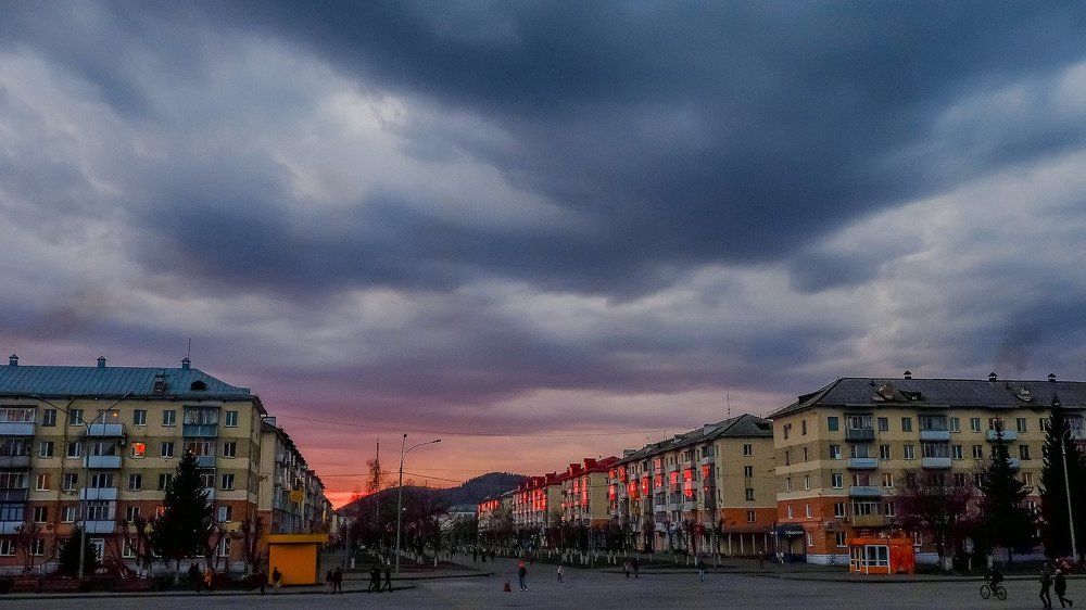 Тревожный закат!