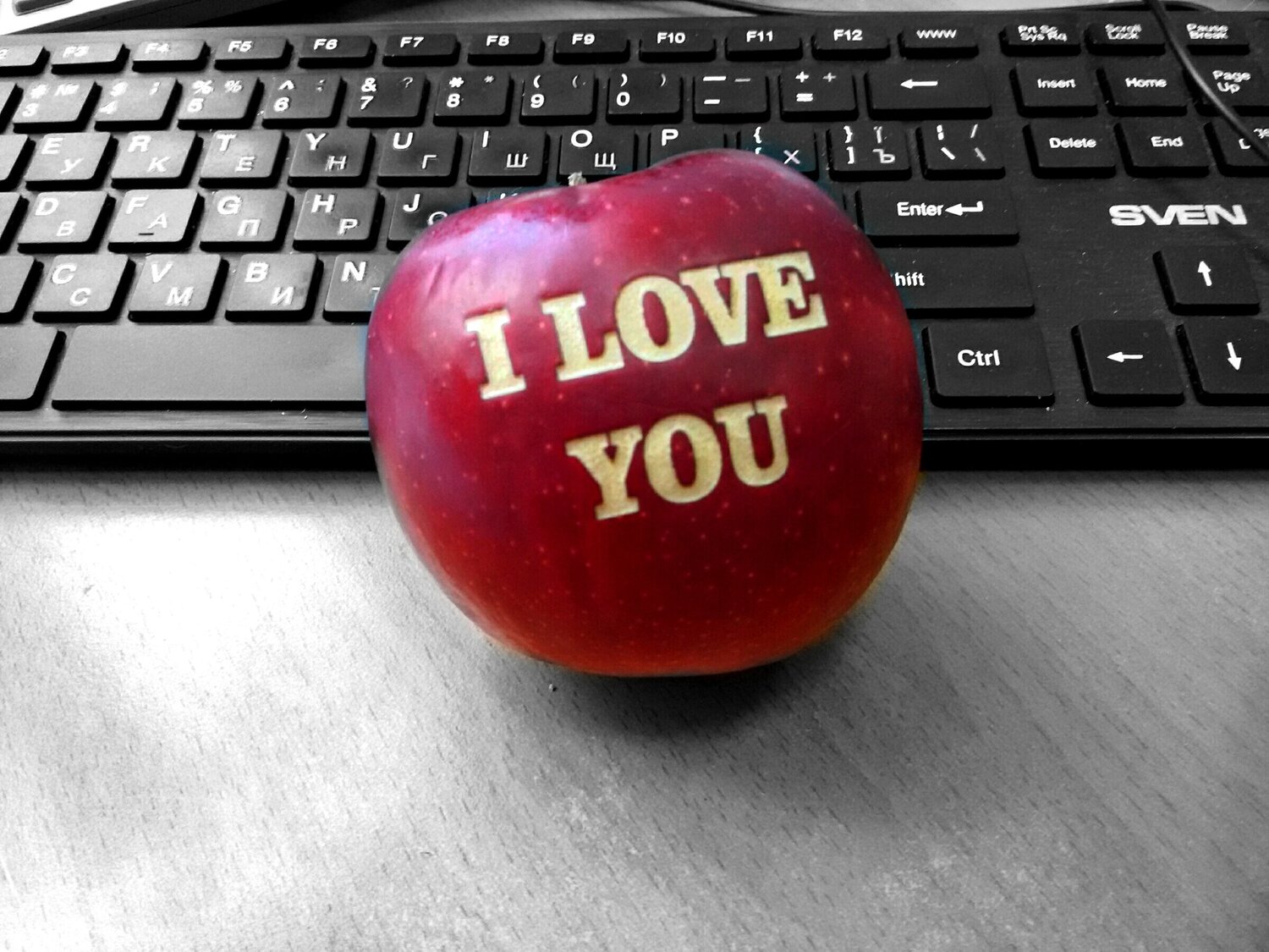 I love you