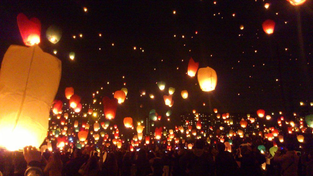 Воздушные фонарики