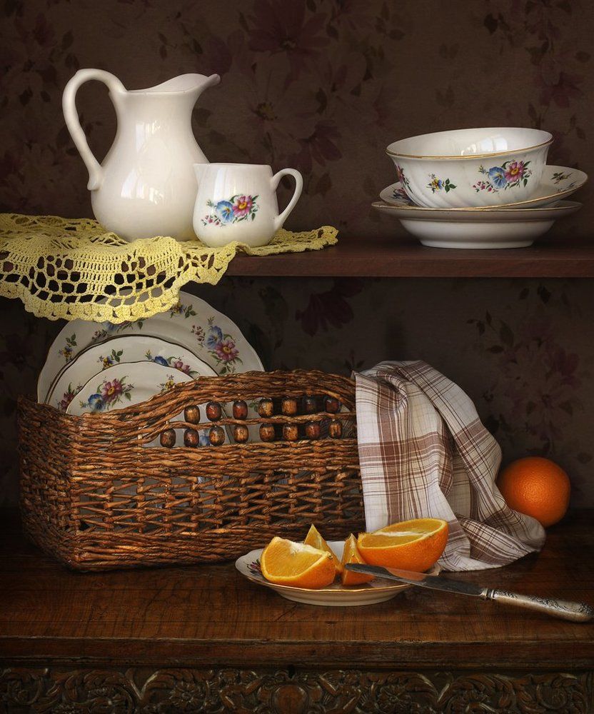 На кухонной полке