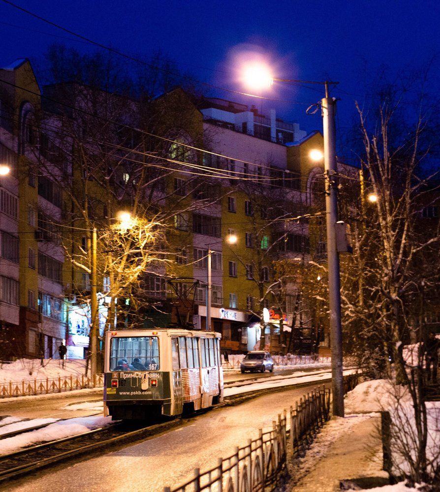 Вечерний трамвай