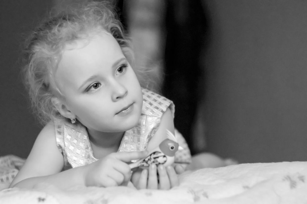 Этот осмысленный взгляд ещё пока ребёнка