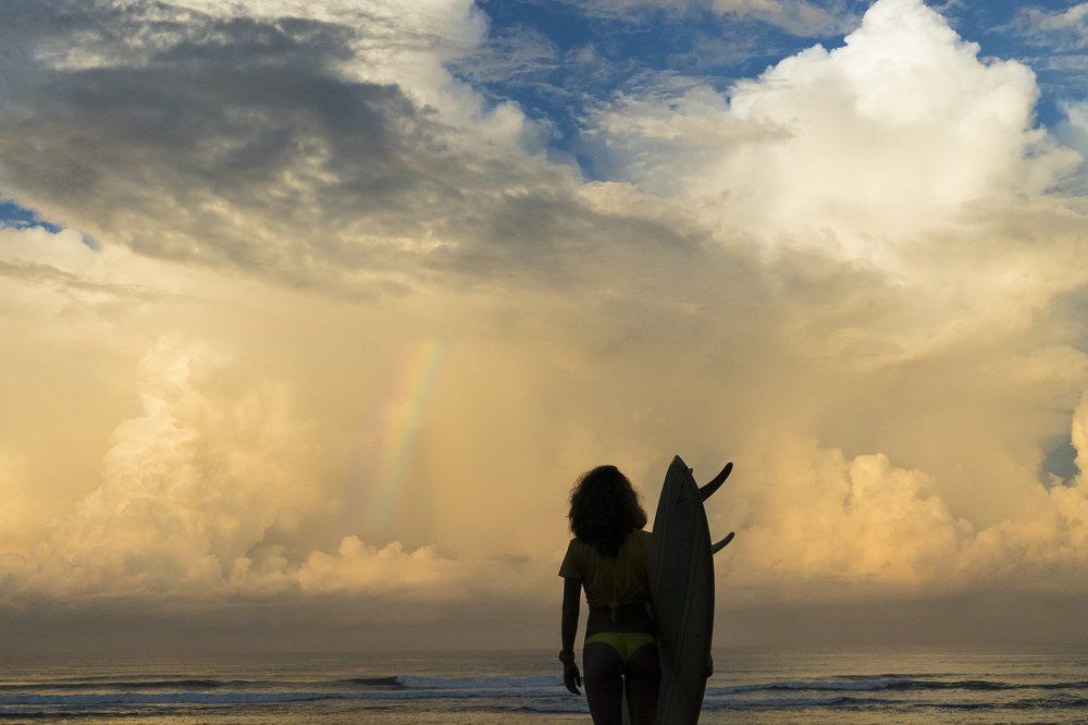 surfing on the rainbow