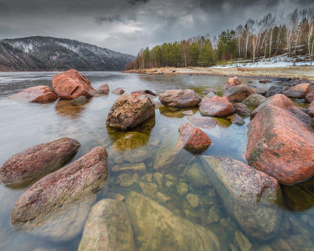 Утро на Енисее