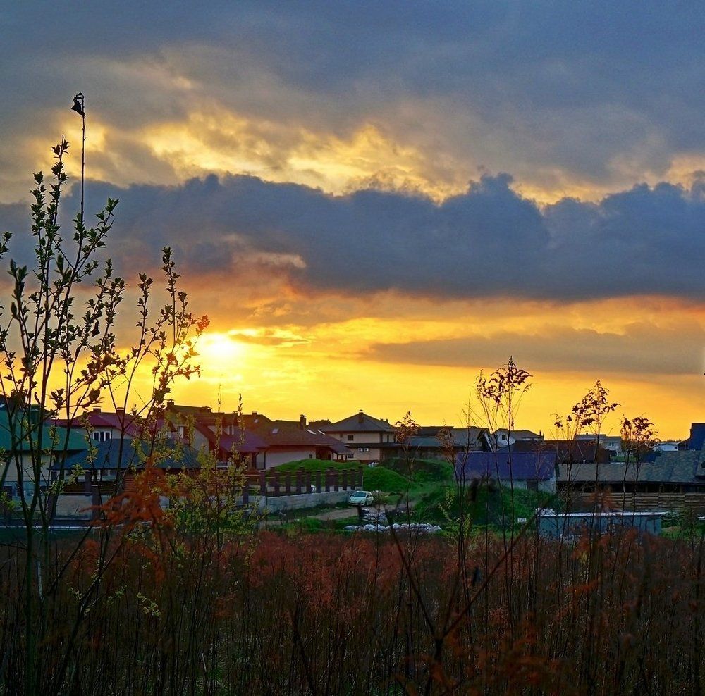 Закат в Дроздово