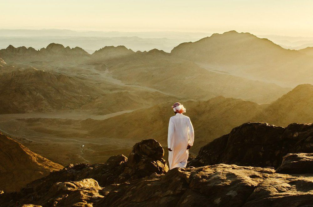 Рассвет на горе Моисея