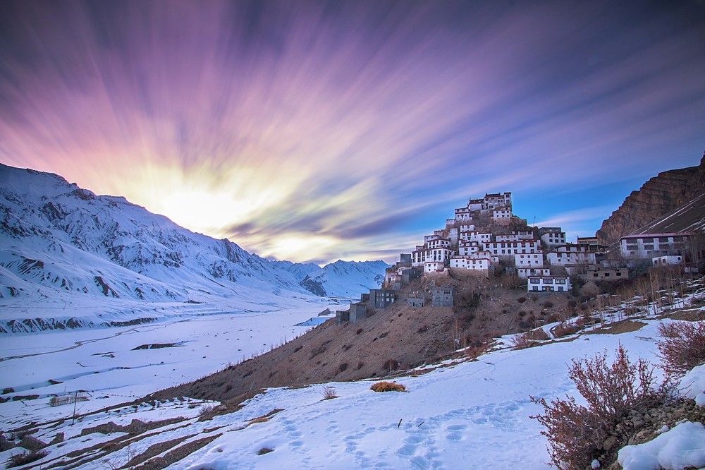 Key Monastery in Winter