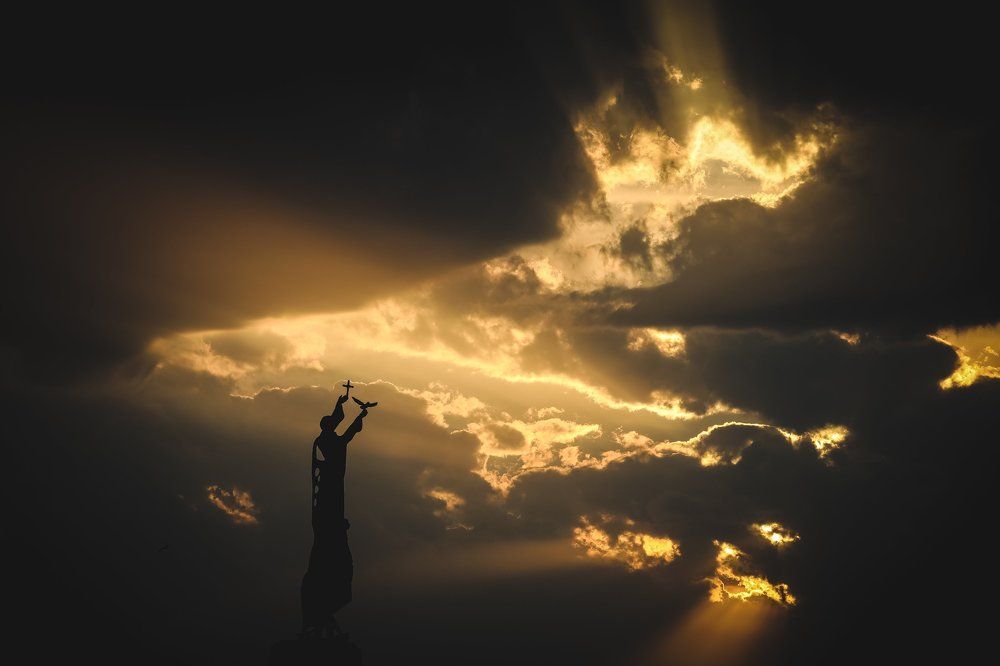 Закат в Несебре