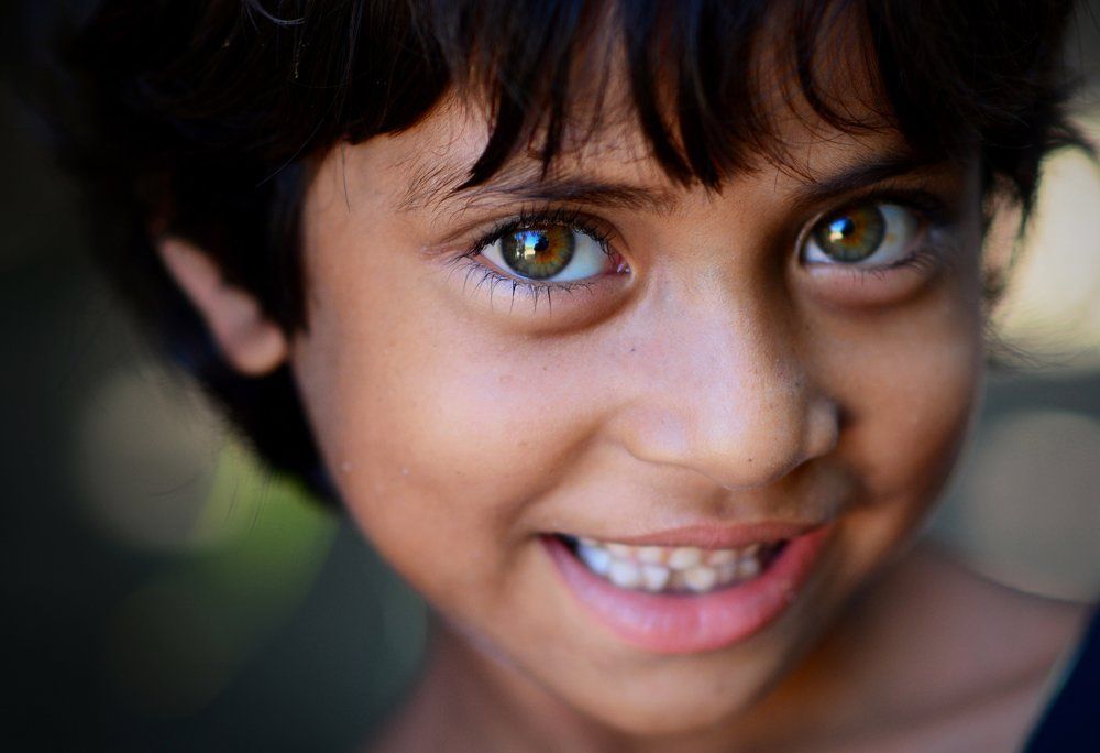 Beautifull eyes with sweet smile