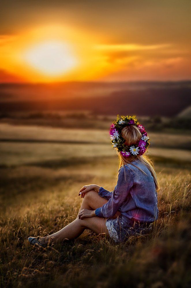 На закате ...