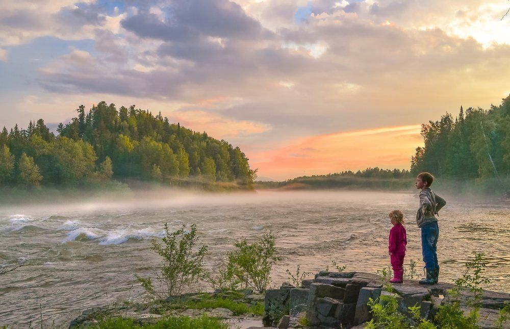 Вечерний Казыр.