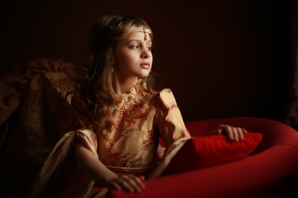 Барышня в усадьбе.