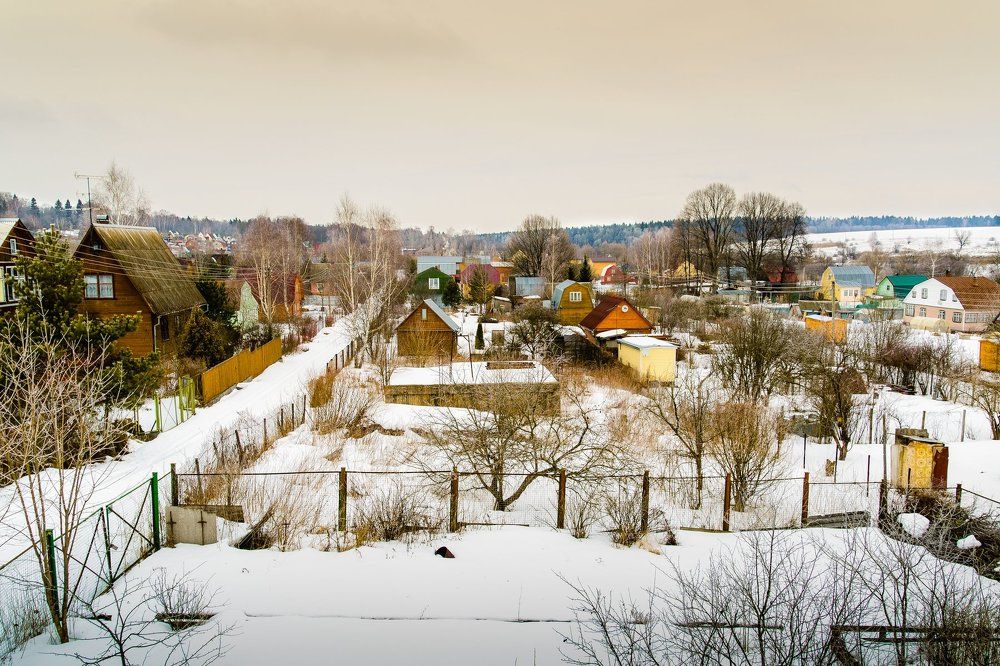 Зима. Подмоскавье.