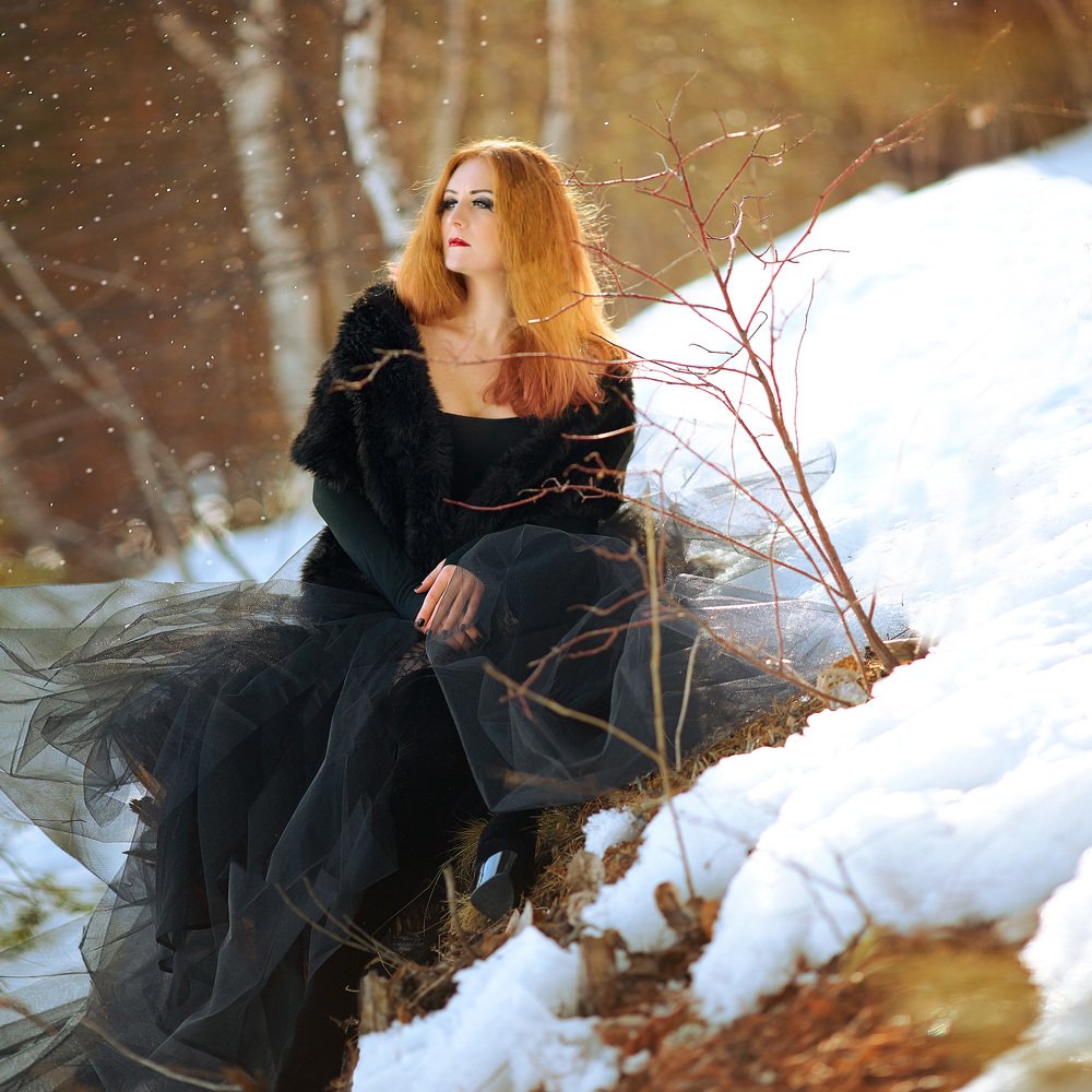 Фотопроект "La Veuve Noire"