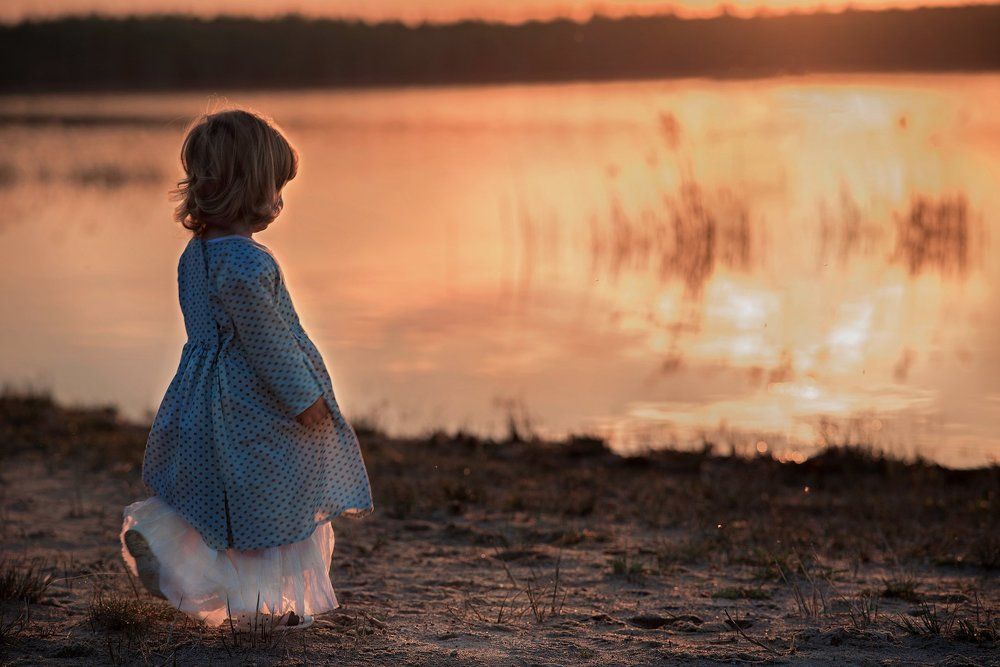 Провожая закатное солнышко