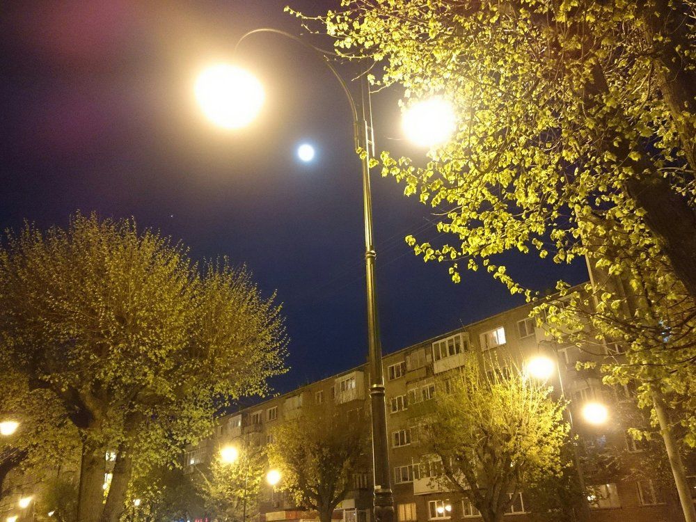 Городские фонарики.