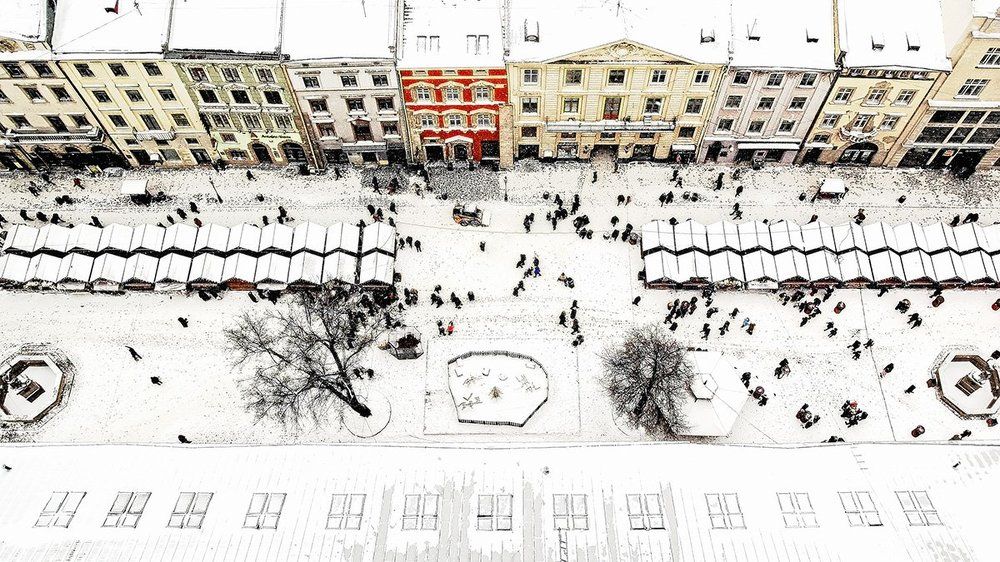 Геометрия зимнего города