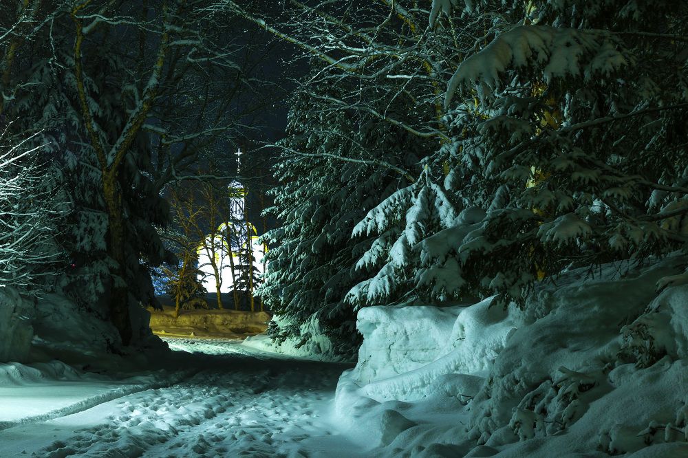 Храм в лесу