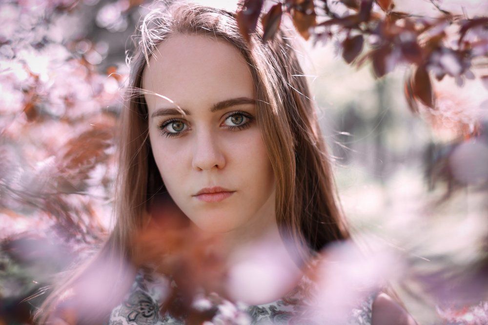 В цветужем саду