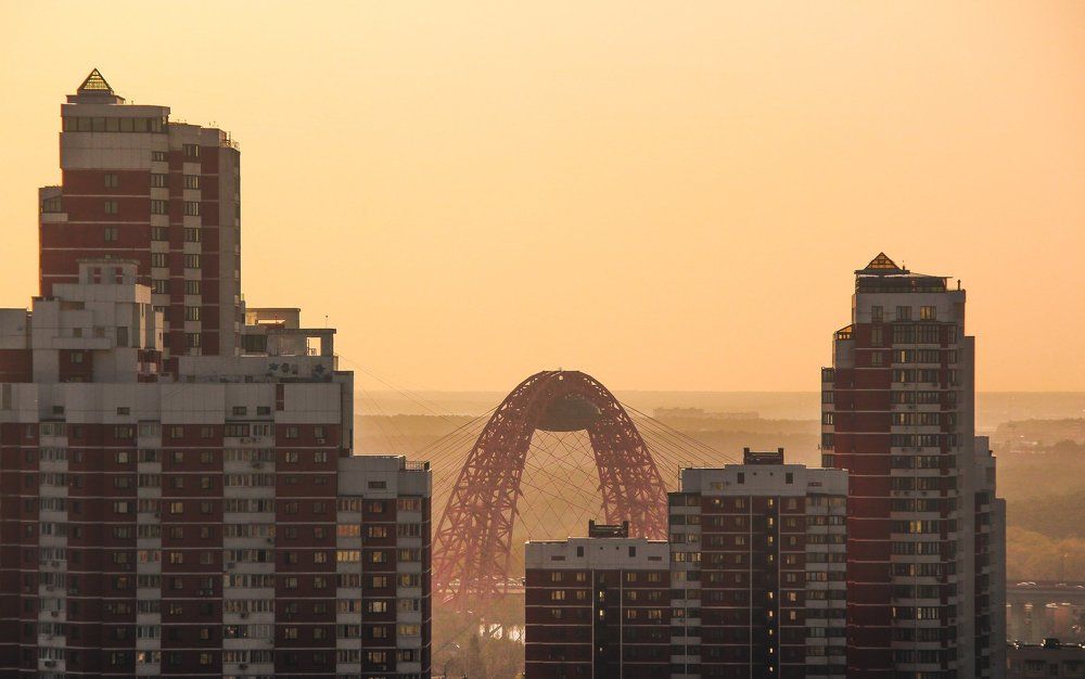 Теплый майский закат