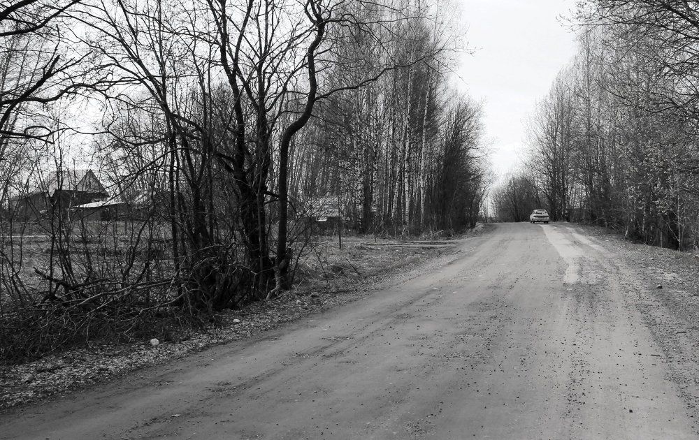 по дороге