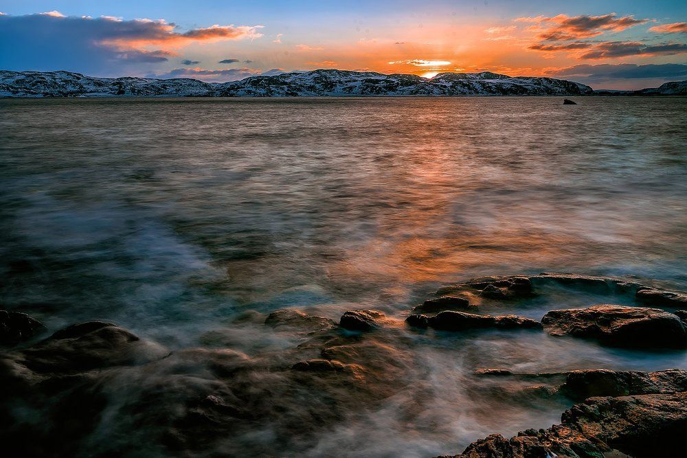 Русский север. Красный рассвет