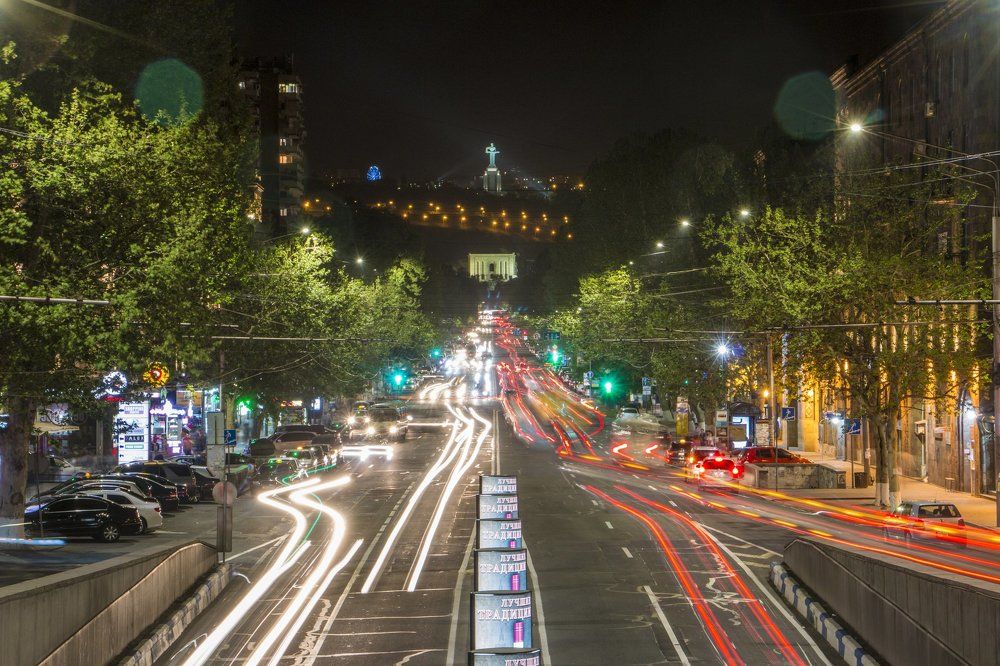 Lights of the traffic