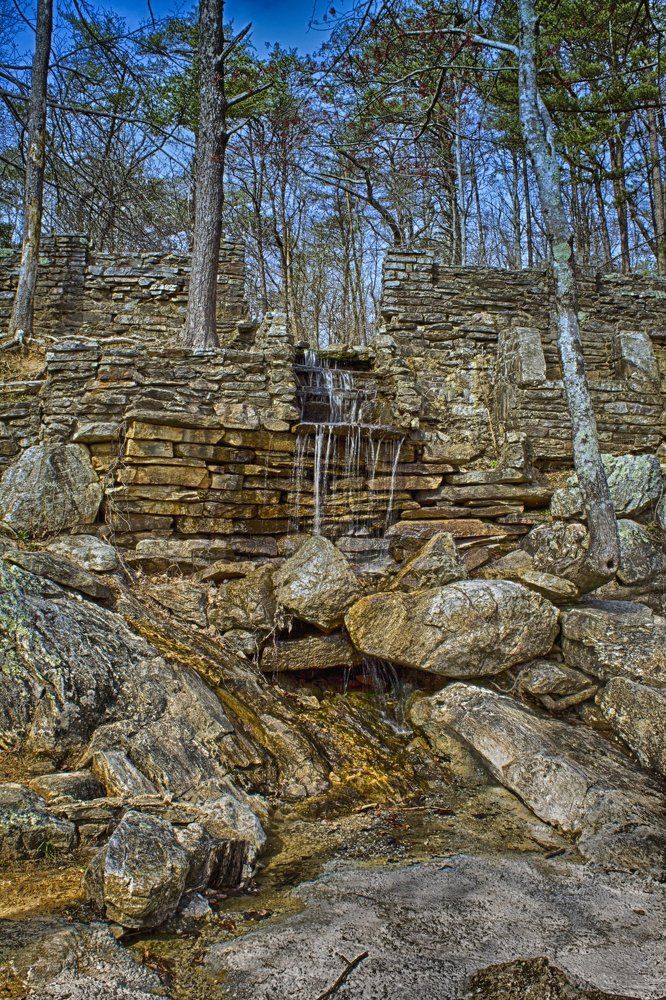 The Cheaha State Park Waterfall